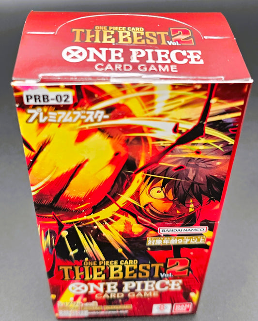 Bandai One Piece The Best Vol 2 PRB-02 booster box top view