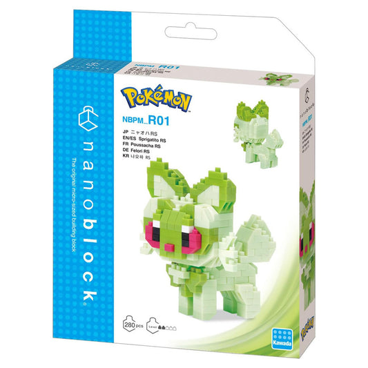 Nanoblock Pokemon Sprigatito building set — view 2
