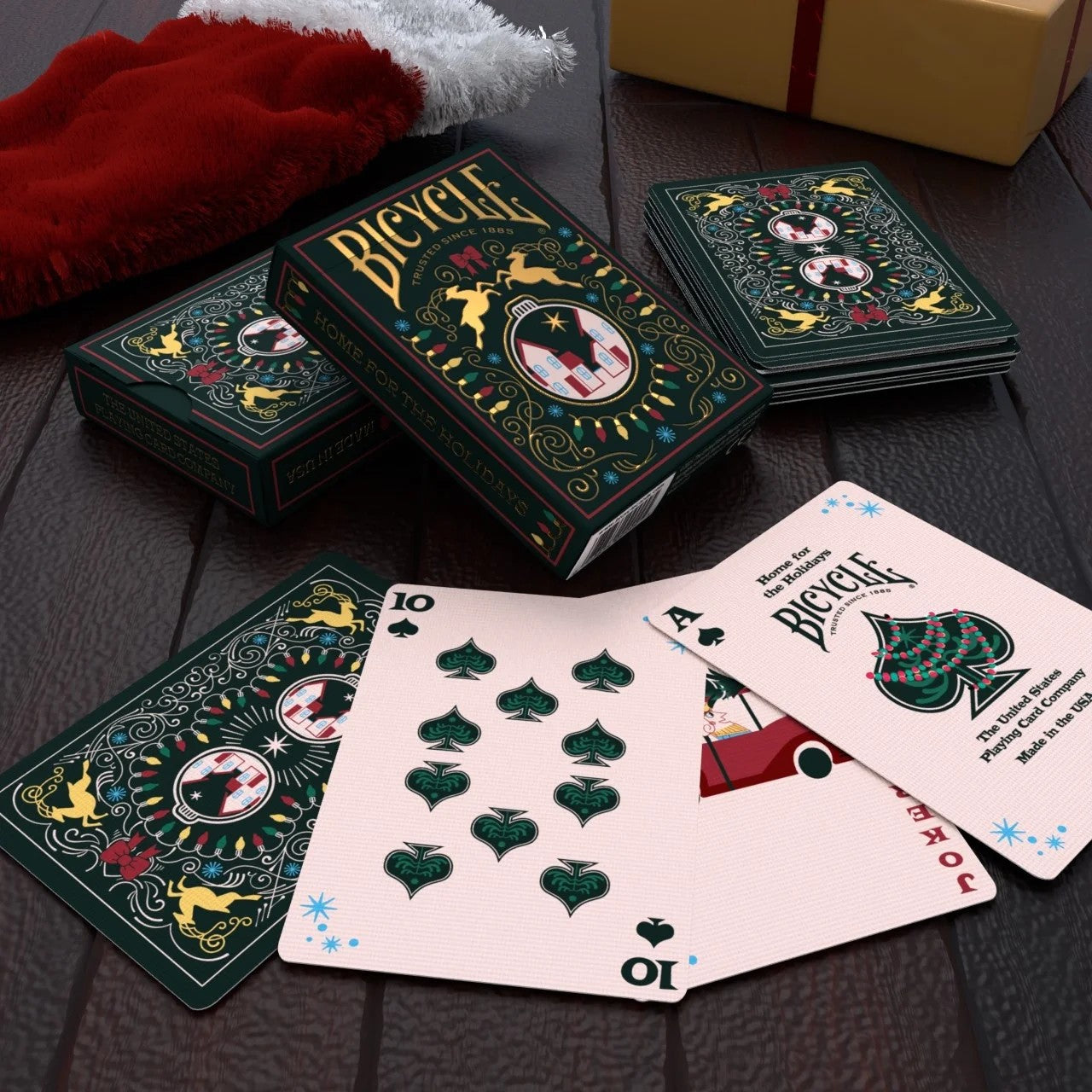Playing Cards: Bicycle: Home for the Holidays