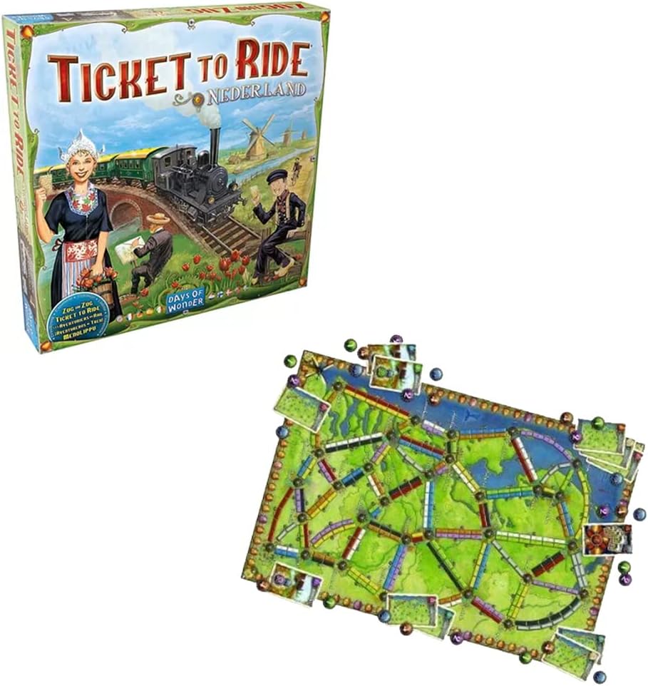 Ticket to Ride Nederland expansion back view