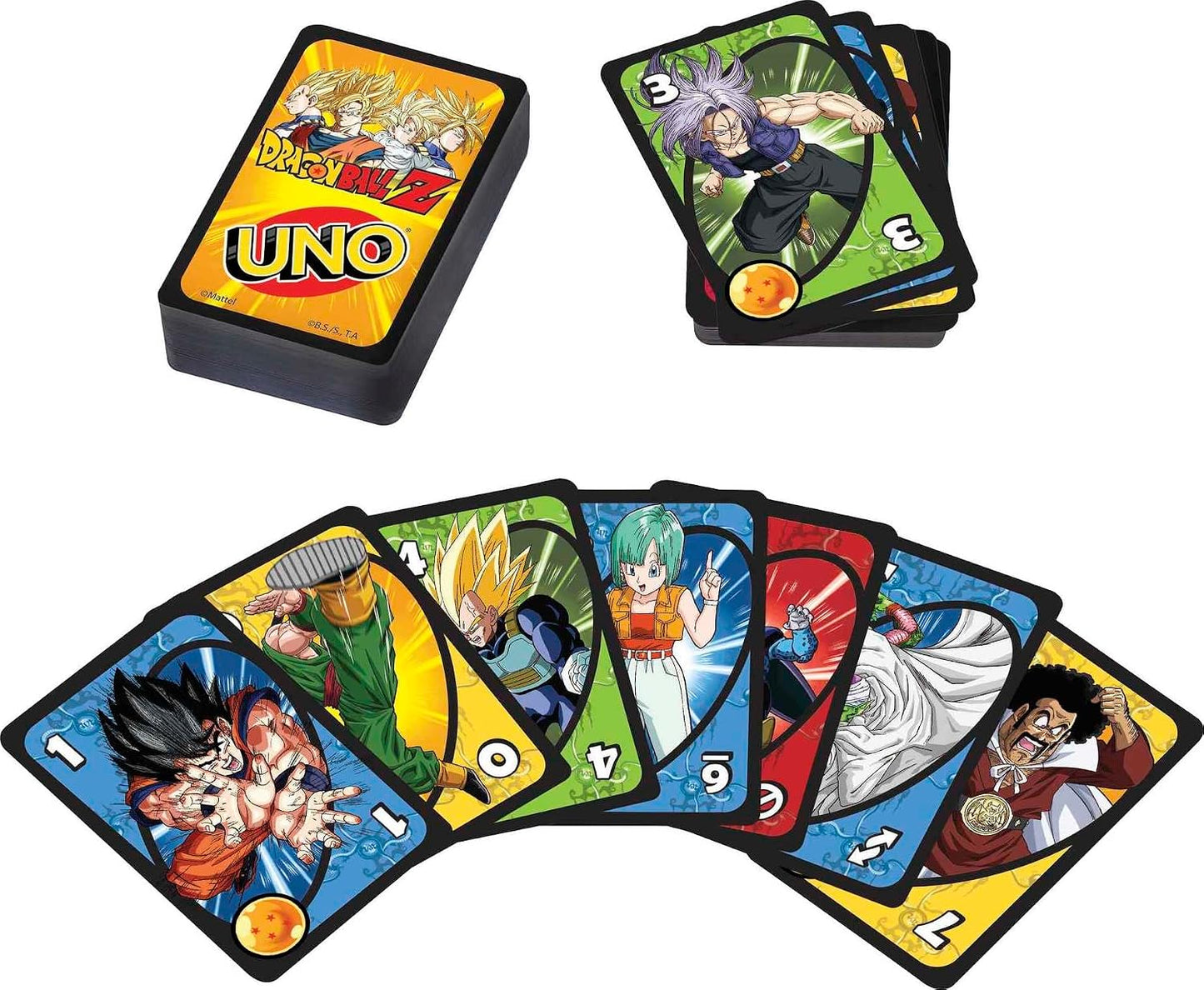 Mattel UNO Dragon Ball Z Card Game - view 08 | Savvy Hobbyist