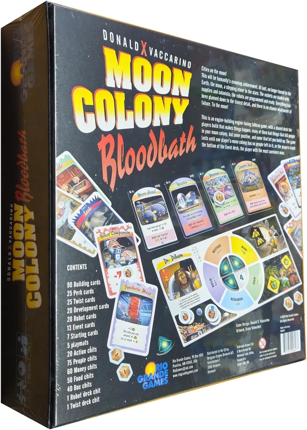 Moon Colony Bloodbath Rio Grande Games - view 08 | Savvy Hobbyist