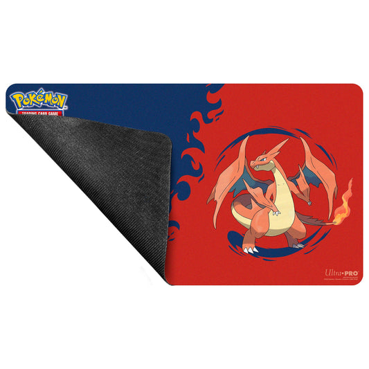 Ultra PRO Mega Charizard Playmat — non-slip rubber backing