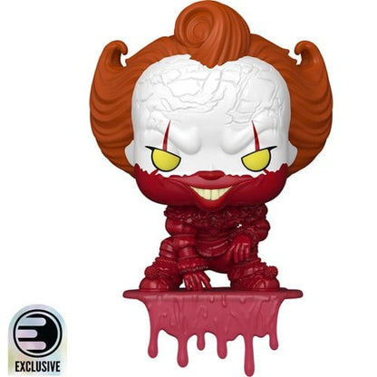 It Welcome to Derry Pennywise Bloody Shelf Sitter Funko Pop Vinyl Figure #1866 Entertainment Earth Exclusive