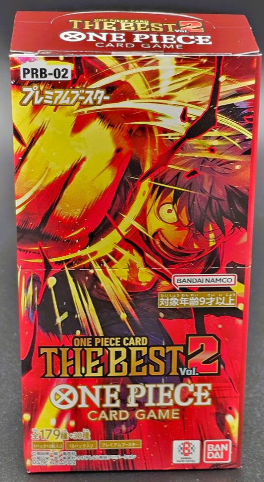BANDAI One Piece The Best Vol 2 Premium Booster Game Box [PRB-02] (Japanese Edition)