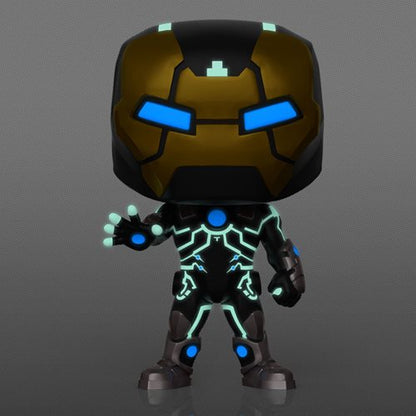 Iron Man Model 39 GITD Funko Pop #555 - back view