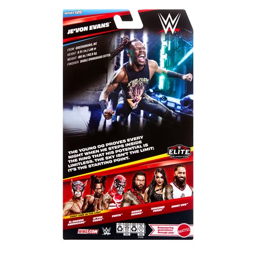 WWE Je'Von Evans Action Figure - alternate view