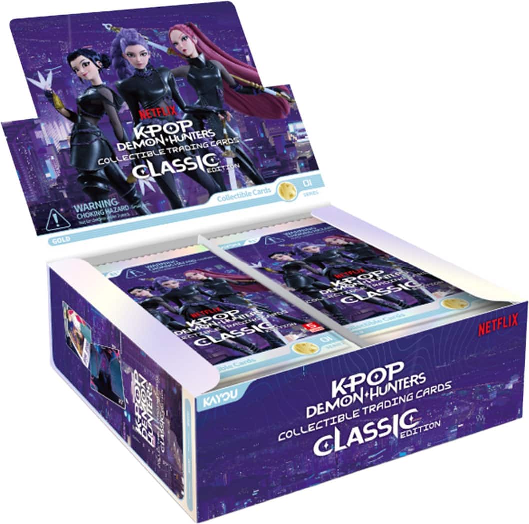Kayou KPop Demon Hunters Classic Edition Series 1 booster pack — you receive ONE sealed 5-card pack from this display