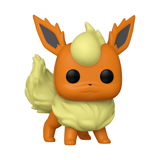 Funko Pop! Pokemon Flareon #629 — official figure render, out of box