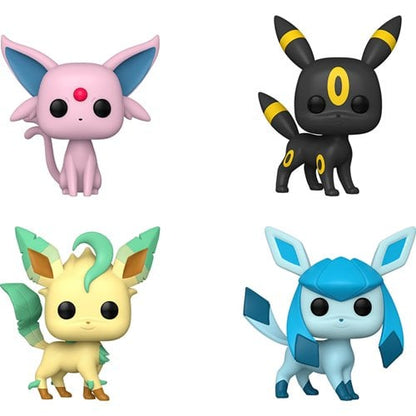 Pokemon Eevee Evolutions Funko Pop! 4-Pack — Espeon, Umbreon, Leafeon, Glaceon