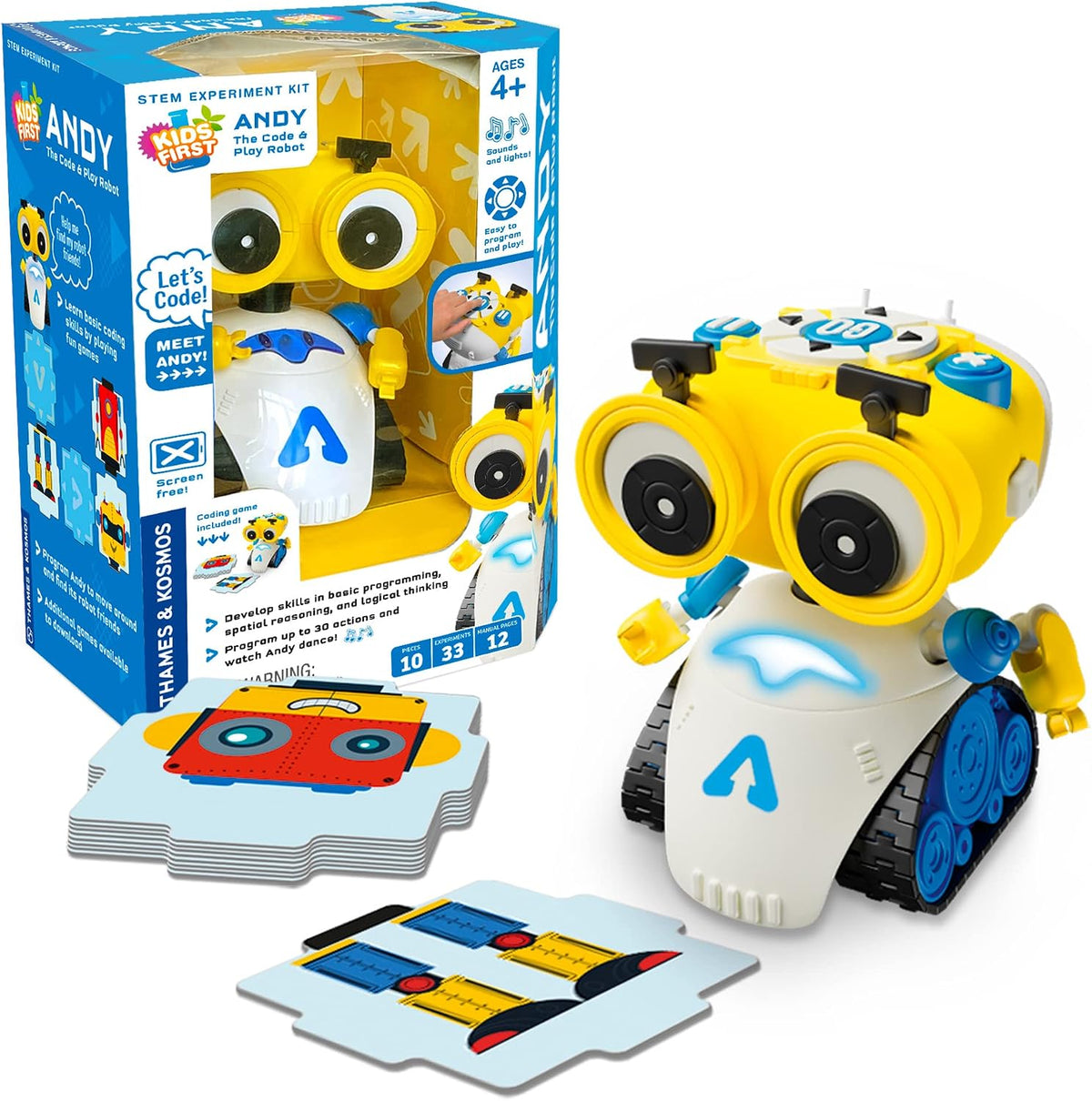 Thames & Kosmos Kids First Andy the Code & Play Robot