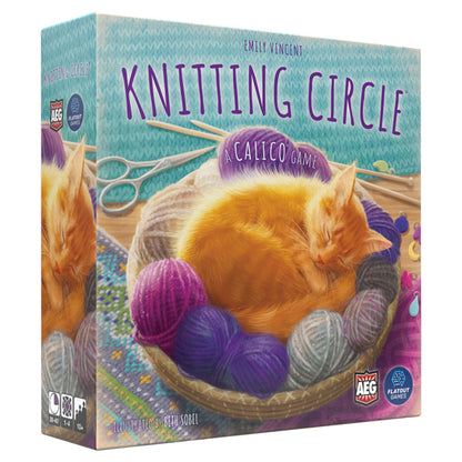Knitting Circle board game box