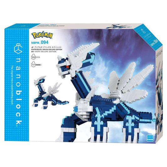 Nanoblock Pokemon Dialga Deluxe Edition building set — view 2