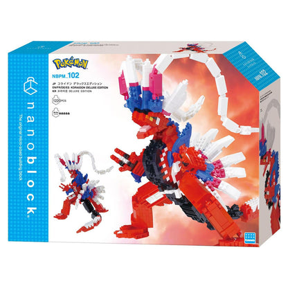 Nanoblock Pokemon Koraidon Deluxe Edition building set — view 2