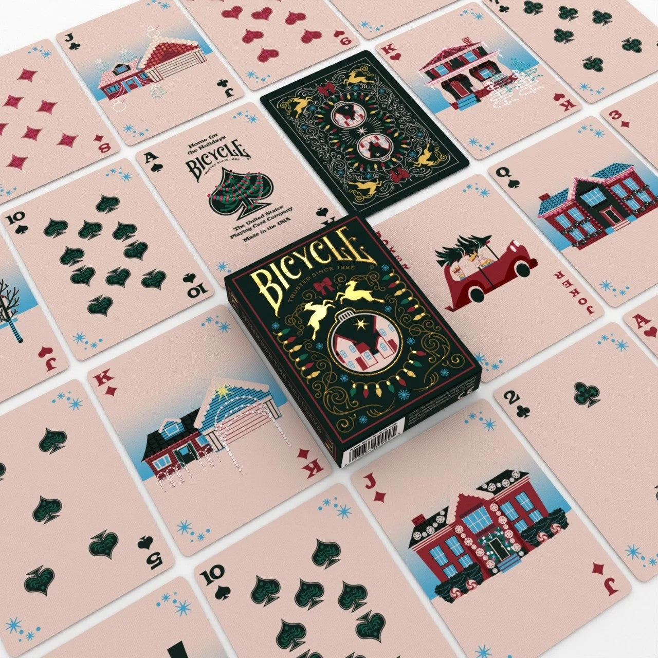 Playing Cards: Bicycle: Home for the Holidays