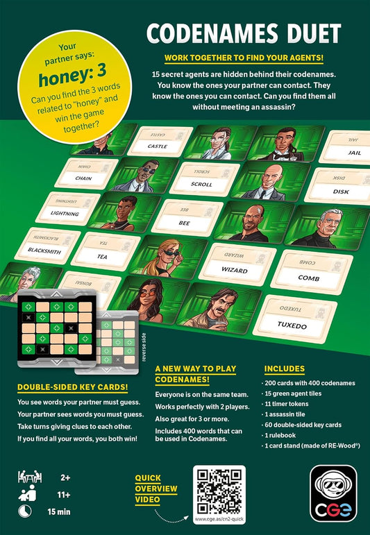 Codenames: Duet 2.0: Second Edition
