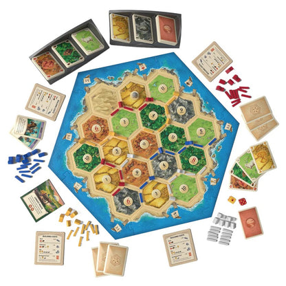 CATAN Board Game (6th Edition) Trade, Build & Settle in The Classic Strategy Game for Family, Kids & Adults, Ages 10+, 3-4 Players, 60-90 Min Playtime