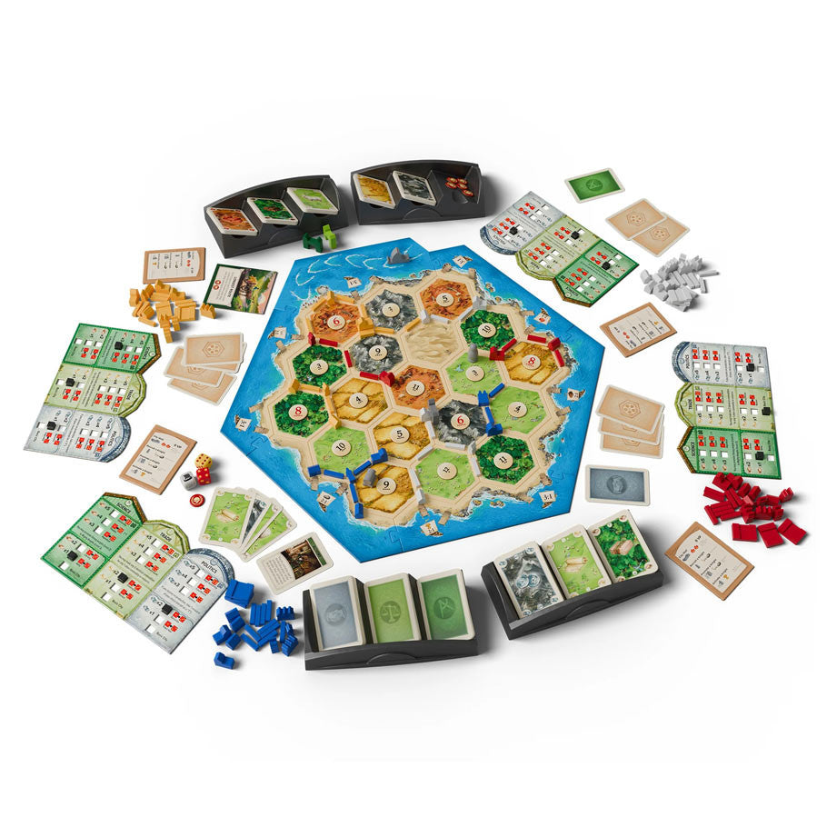 Catan Cities and Knights 6th Edition expansion box — view 3