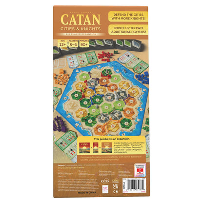 Catan Cities and Knights 5-6 player expansion box — view 2