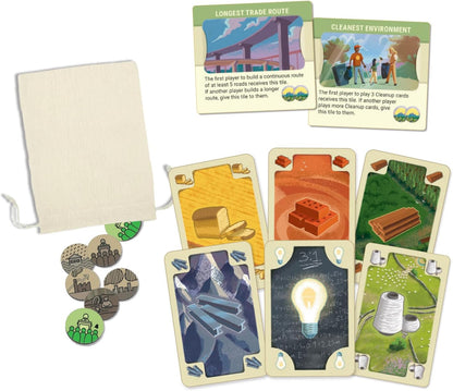 CATAN New Energies Board Game - Sustainable Resources & Strategy, Classic Gameplay with a Modern Twist! Family Game for Kids and Adults, Ages 12+, 3-4 Players, 90 Min Playtime, Made by CATAN Studio