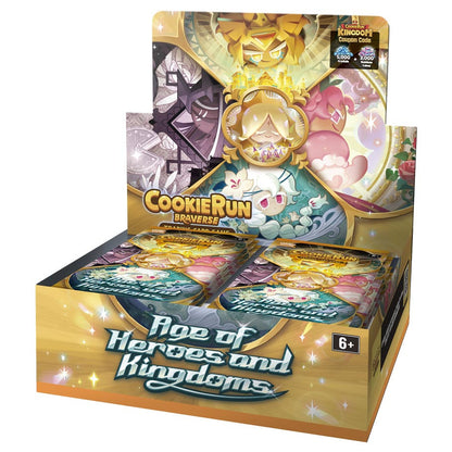 CookieRun TCG Set 2 Age of Heroes and Kingdoms booster display box