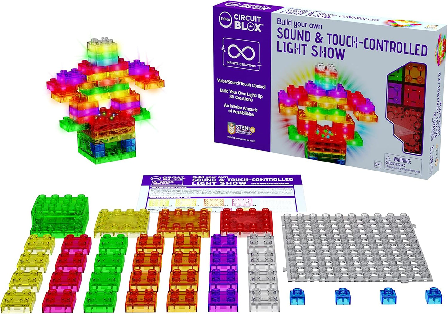 STEM: Circuit Blox: Build Your Own Sound & Touch Activated Light Show