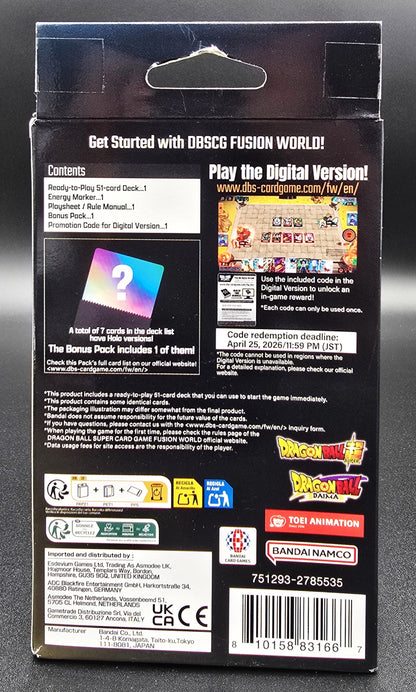 Dragon Ball Super Card Game Fusion World Starter Deck Vegeta Mini [English FS08]