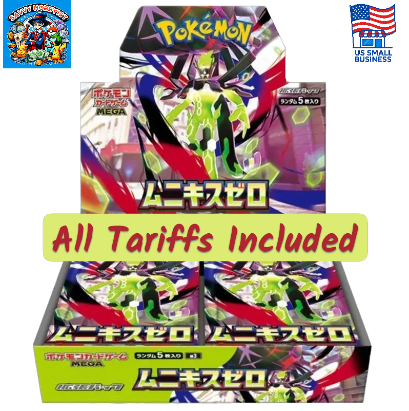 All Inclusive: Pokemon Factory Sealed MEGA Munikis [Nihil] Zero Booster Box [Japanese M3] (Copy)