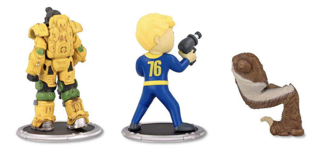 Fallout Excavator and Vault Boy (Gun) Mini Figure Set (Build-a-Figure Deathclaw)