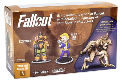 Fallout Excavator and Vault Boy (Gun) Mini Figure Set (Build-a-Figure Deathclaw)