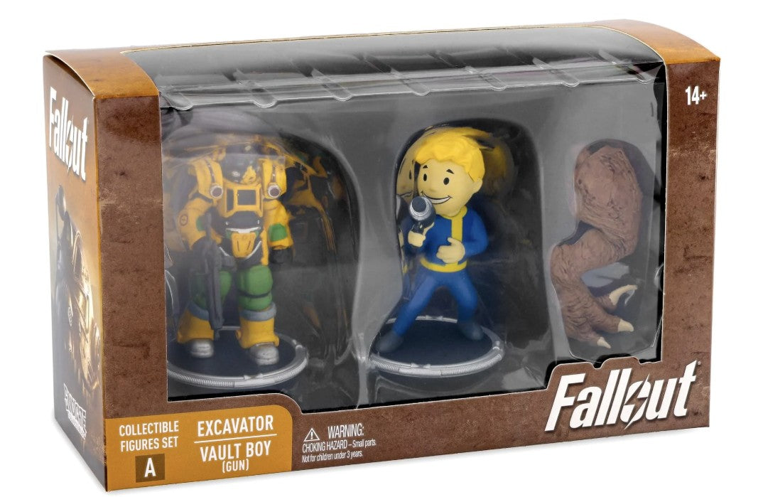 Fallout Excavator and Vault Boy (Gun) Mini Figure Set (Build-a-Figure Deathclaw)