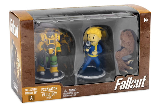 Fallout Excavator and Vault Boy (Gun) Mini Figure Set (Build-a-Figure Deathclaw)