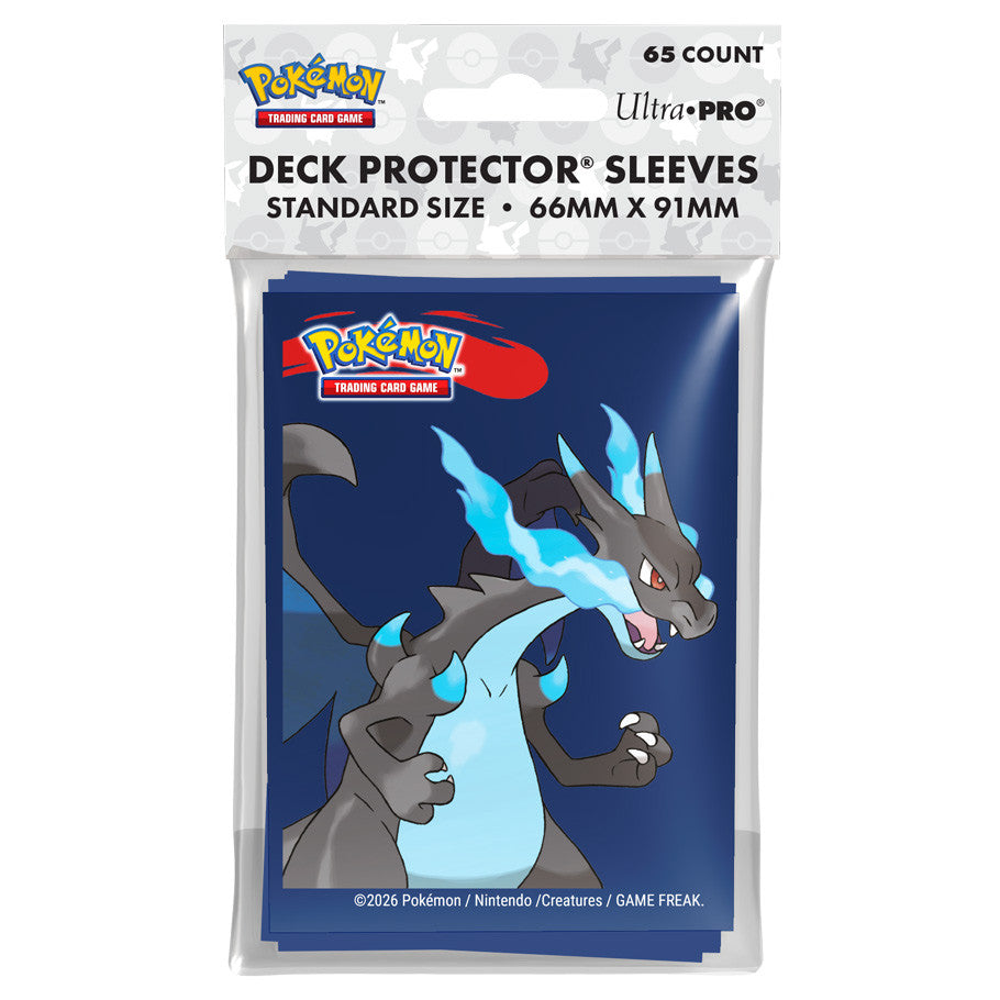 Ultra PRO Mega Charizard X 65ct deck protector sleeves