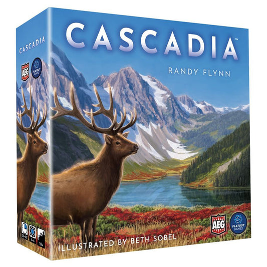Cascadia board game box