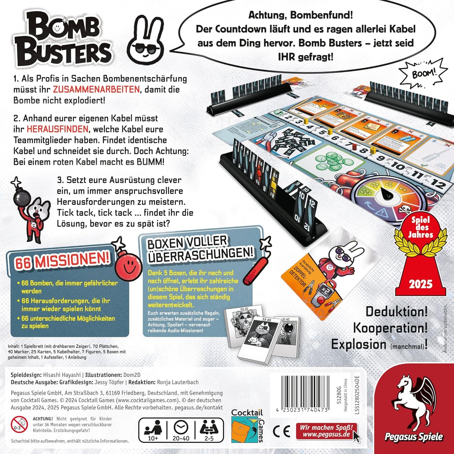 Bomb Busters Board Game by Pegasus Spiele - view 07 | Savvy Hobbyist