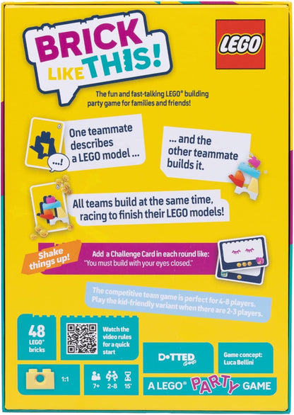 Brick Like This Official LEGO Party Game - view 04 | Savvy Hobbyist