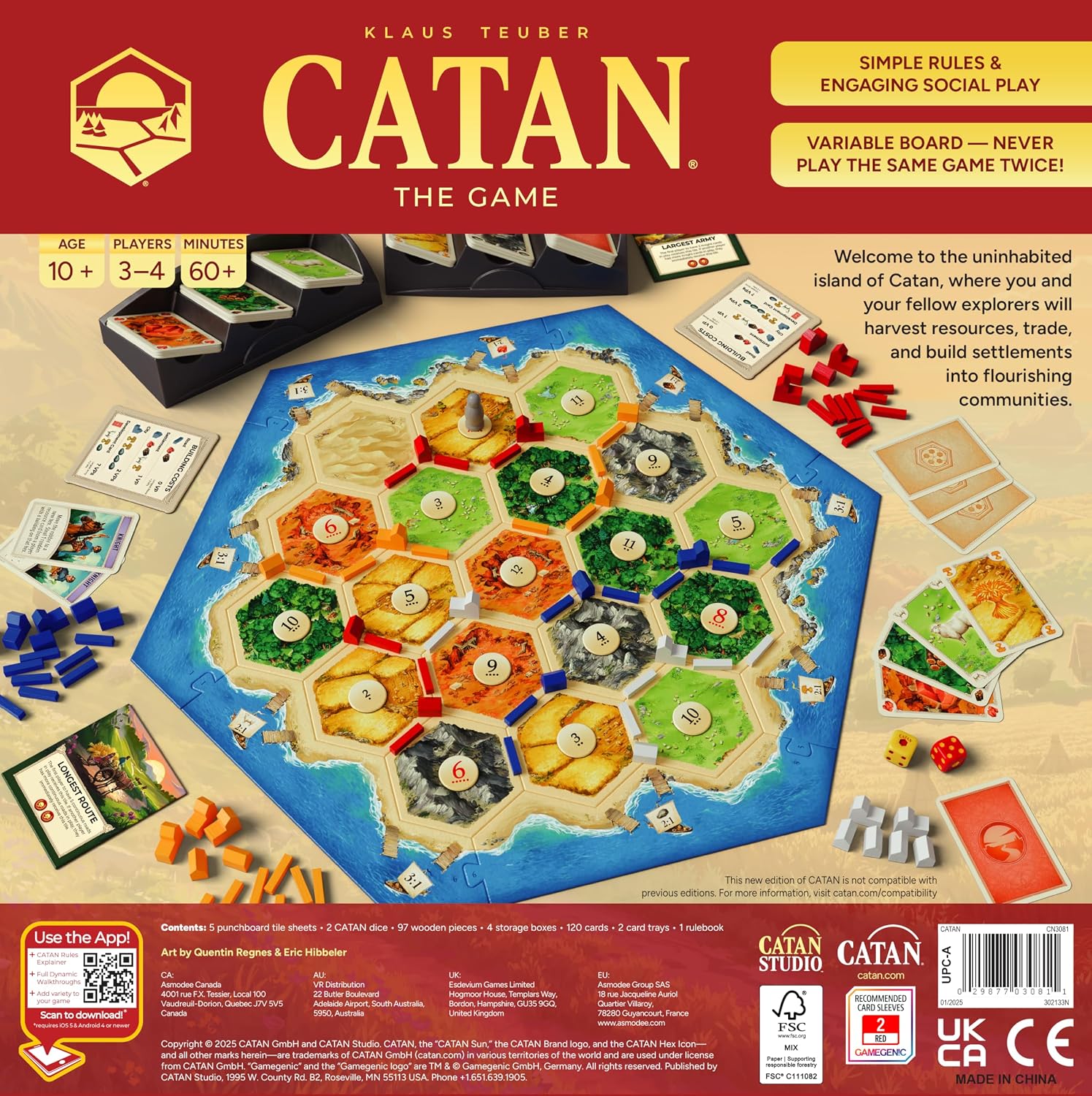 CATAN Board Game 6th Edition - view 05 | Savvy Hobbyist