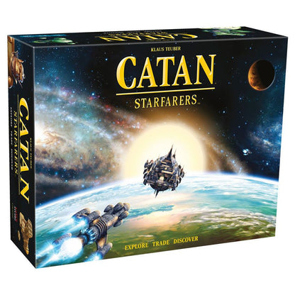 CATAN Starfarers Board Game 2nd Edition - Compete for Galactic Council Ambassadorship! Strategy Game, Family Game for Kids and Adults, Ages 14+, 3-4 Players, 120 Minute Playtime, Made by CATAN Studio
