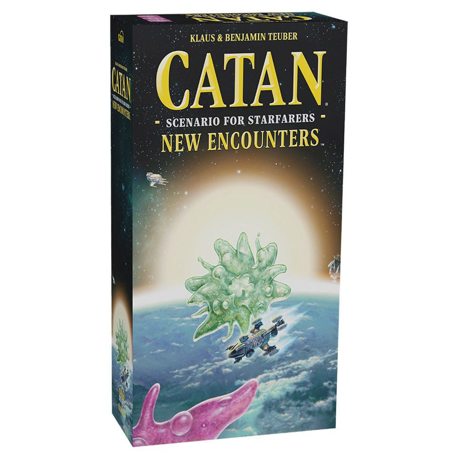 CATAN Starfarers New Encounters SCENARIO EXPANSION - Three Thrilling Galactic Missions! Strategy Board Game, Family Game for Kids & Adults, Ages 12+, 3-4 Players, 120-150 Mins, Made by CATAN Studio