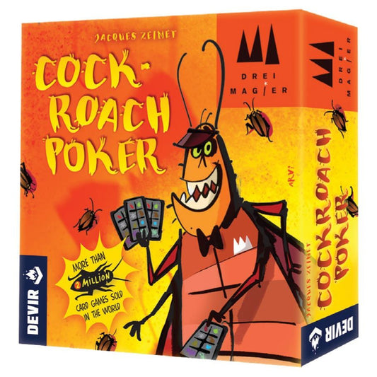 Cockroach Poker card game by Devir — box
