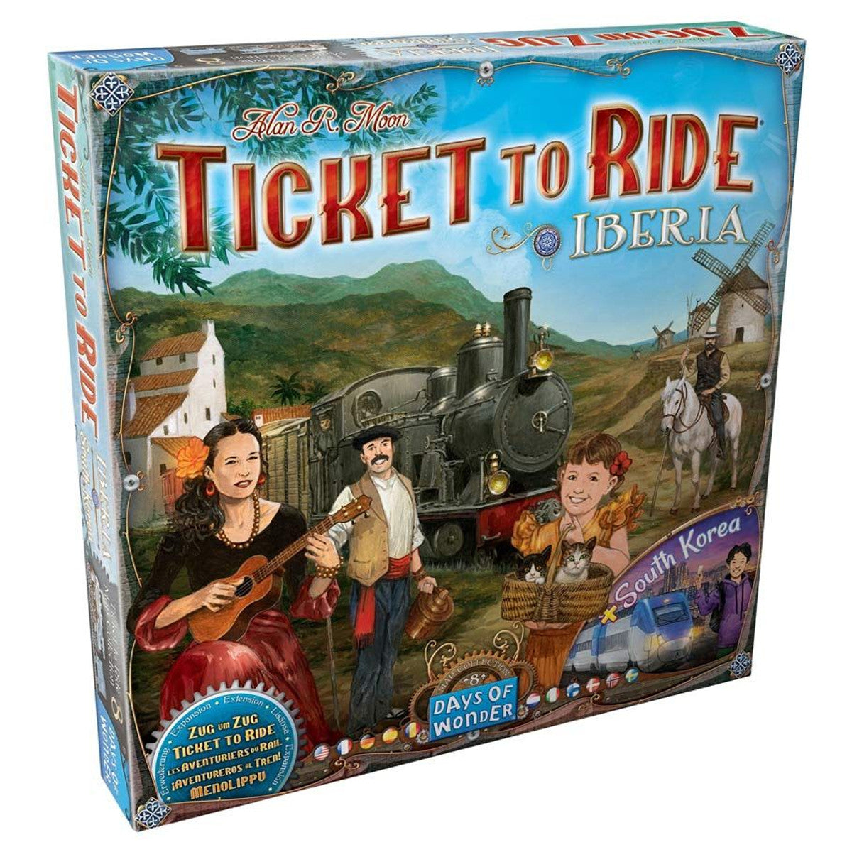 Ticket to Ride Iberia + South Korea Board Game Expansion