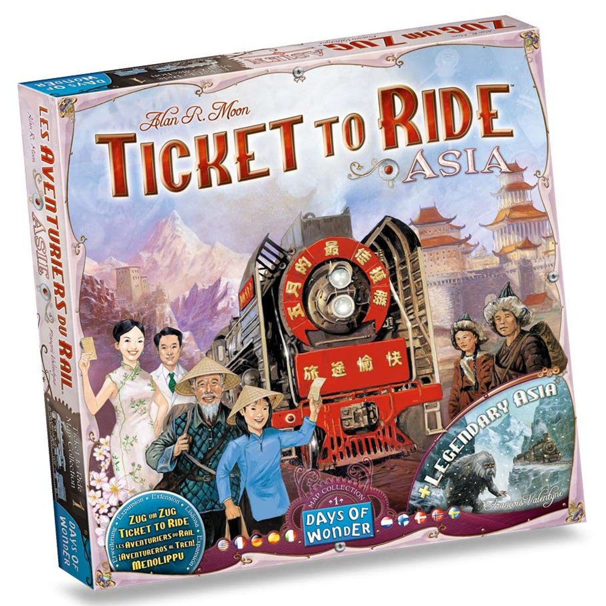 Ticket to Ride Asia Map Collection Expansion Vol 1