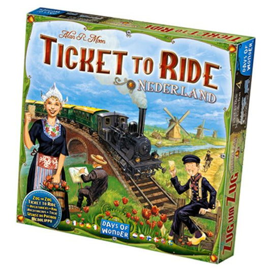 Ticket to Ride Nederland expansion game board