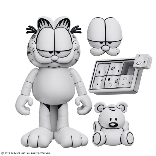 Garfield Black & White Daily Comic Strip Action Figure - view 02 | Savvy Hobbyist