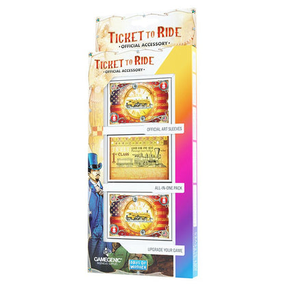 Deck Protector Ticket to Ride: Art Sleeves (official product)
