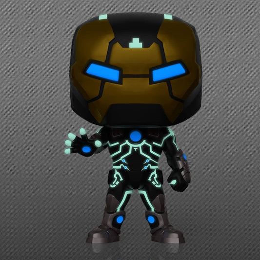 Iron Man Model 39 GITD Funko Pop #555 - back view