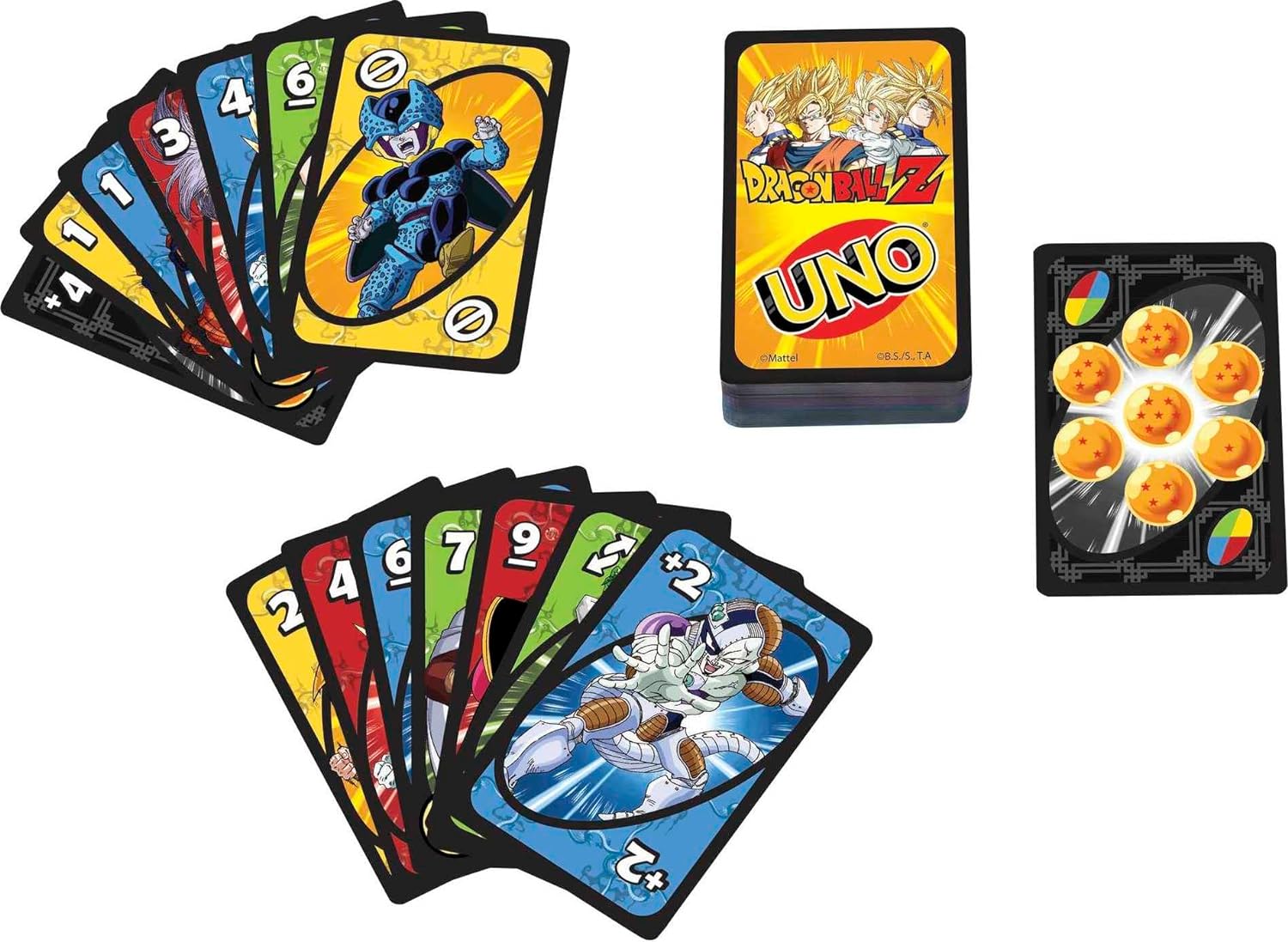 Mattel UNO Dragon Ball Z Card Game - view 06 | Savvy Hobbyist