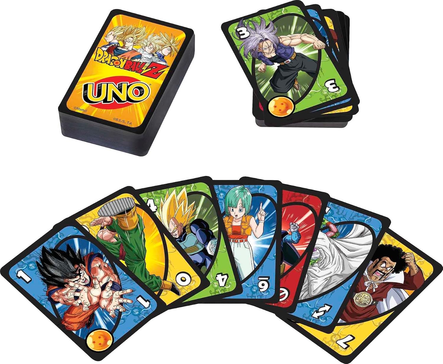 Mattel UNO Dragon Ball Z Card Game - view 08 | Savvy Hobbyist