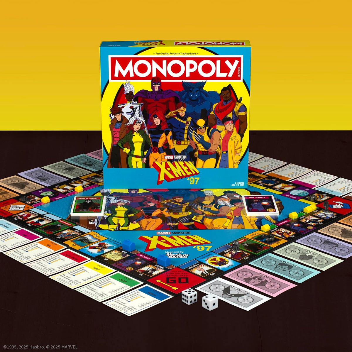 Monopoly: X-Men 97 - view 01 | Savvy Hobbyist