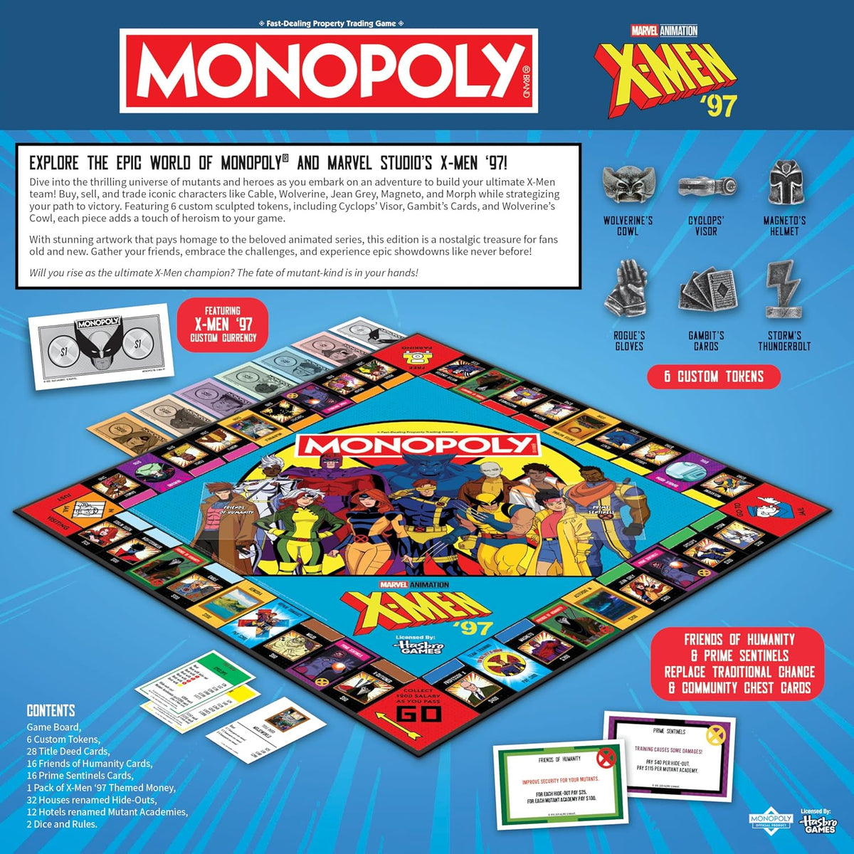 Monopoly: X-Men 97 - view 05 | Savvy Hobbyist